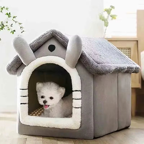 Indoor Cozy Pet Tent House with Removable Cushion for Small to Large Dogs and Cats