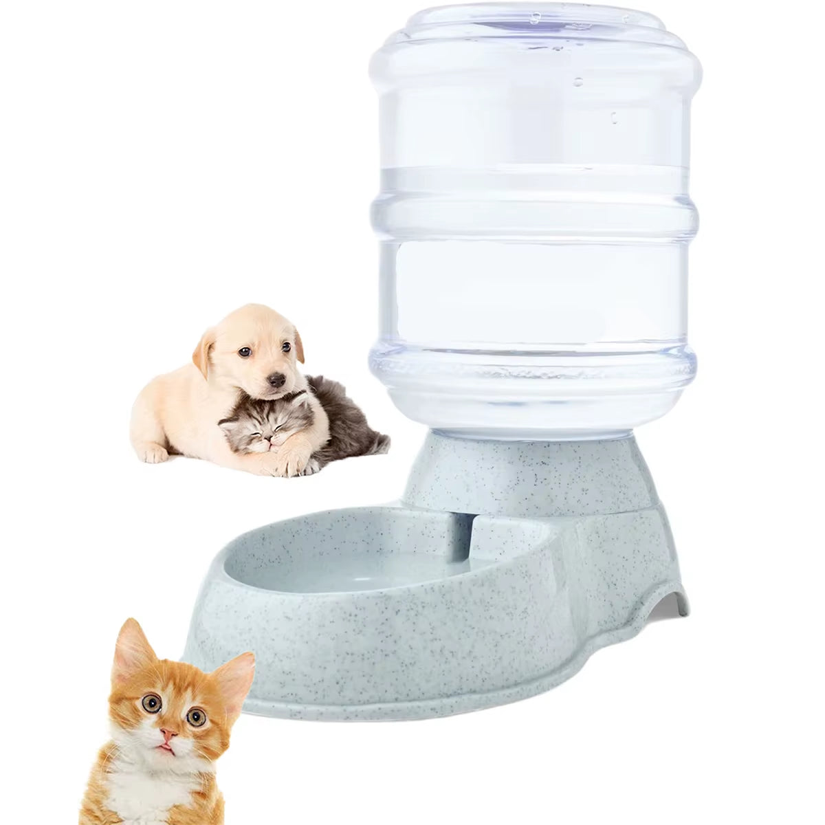 Automatic Water Dispenser Large Capacity Pet Feeder Small Dog Food Bowl Cat Feeder Drinking Bowl Pet Feeding Drinker Water Bowl