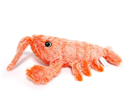 Electric Jumping Shrimp Cat Toy – Simulation Lobster Plush for Cats