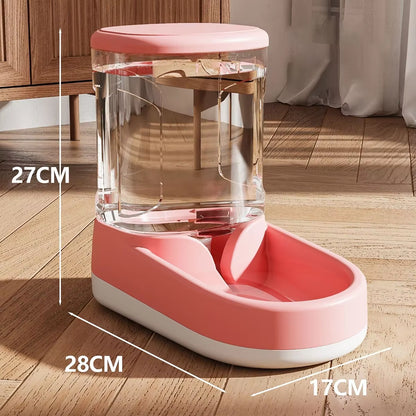 3.8L Large Capacity Pet Feeder Water Dispenser Food Grade PP Material anti Slip Bottom Design for Dog Feeding