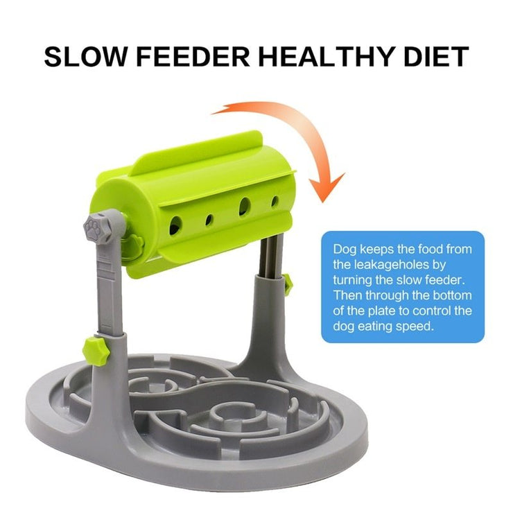 Interactive Slow Feeder Dog Toy - IQ Training Pet Food Dispenser