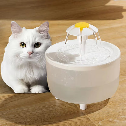 USB Electric Mute 1L Pet Water Fountain Automatic Cat Drink Bowl Filter Pet Drinking Dispenser Drinker for Cats Water Filter