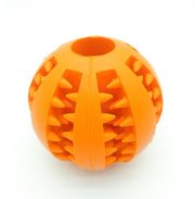 Pet Slow Feeder Dog Toy - Cute Rubber Ball for Interactive Play