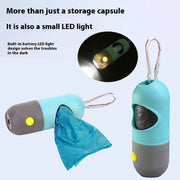 Pet Waste Bag Dispenser with LED Light