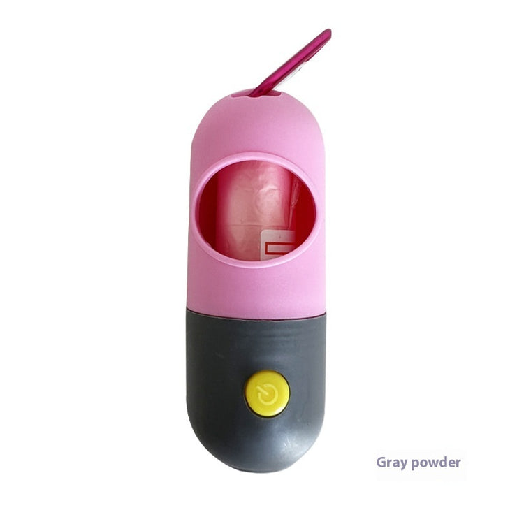 Pet Waste Bag Dispenser with LED Light