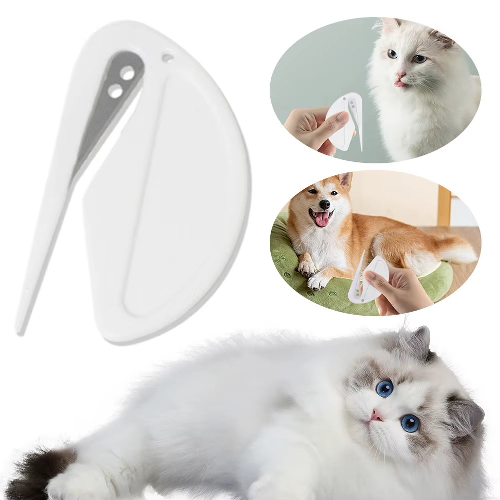 Knotting Comb Dog Shedding Brush Hair Removal Tool Pet Open Knot Comb Blade Comb for Removing Tangled and Grooming Knotted Hair