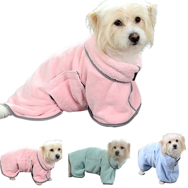 Quick-Drying Pet Absorbent Towel – Dog Bathrobe for Dogs and Cats