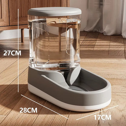 3.8L Large Capacity Pet Feeder Water Dispenser Food Grade PP Material anti Slip Bottom Design for Dog Feeding