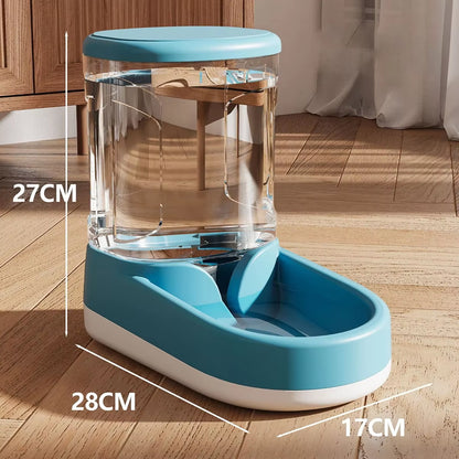 3.8L Large Capacity Pet Feeder Water Dispenser Food Grade PP Material anti Slip Bottom Design for Dog Feeding