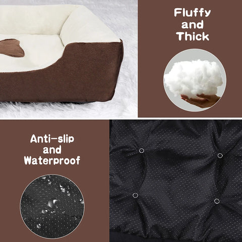 Orthopedic Universal Cat and Dog Nest Cushion - Soft, Warm, and Washable Pet Bed for All Seasons, Available in Various Sizes