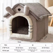 Indoor Cozy Pet Tent House with Removable Cushion for Small to Large Dogs and Cats