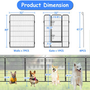 Dog Pens Outdoor Dog Fence Dog Playpen For Large Dogs Dog Kennel Pet Playpen