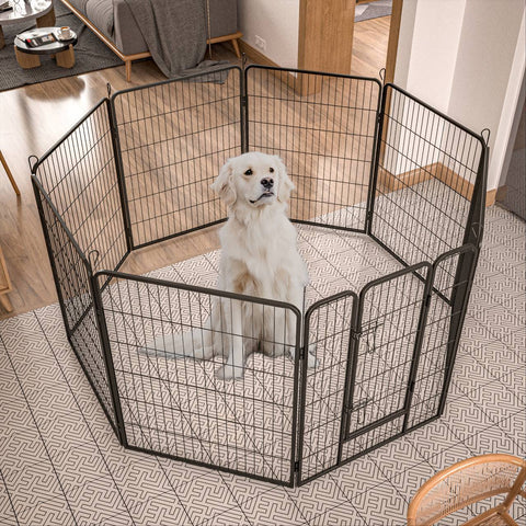 Dog Pens Outdoor Dog Fence Dog Playpen For Large Dogs Dog Kennel Pet Playpen