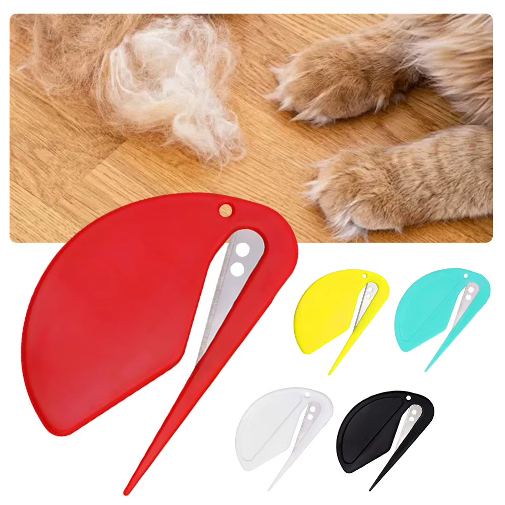 Knotting Comb Dog Shedding Brush Hair Removal Tool Pet Open Knot Comb Blade Comb for Removing Tangled and Grooming Knotted Hair