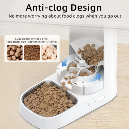 Automatic Cat Feeder Pet Smart Wifi Cat Food Kibble Dispenser Remote Control Auto Feeder for Cat Dog Dry Food Accessories