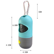 Pet Waste Bag Dispenser with LED Light