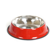 Dual Use Stainless Steel Pet Bowl - Food and Water Feeding Basin